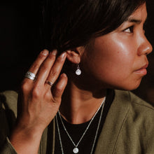 Load image into Gallery viewer, Willow leaf imprinted ring from Galiano Island, BC - Swallow Jewellery