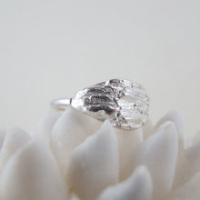 Load image into Gallery viewer, Douglas Fir tree bark imprinted ring from Victoria, BC - Swallow Jewellery