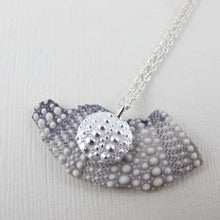 Load image into Gallery viewer, Sea urchin imprinted necklace from Middle Beach, Tofino - Swallow Jewellery