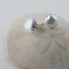 Load image into Gallery viewer, Mini seashell imprinted earring studs - Swallow Jewellery