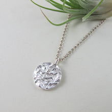 Load image into Gallery viewer, Seaweed imprinted long necklace from Dallas Road, Victoria - Swallow Jewellery