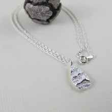 Load image into Gallery viewer, Port Renfrew coral imprinted necklace from Vancouver Island - Swallow Jewellery