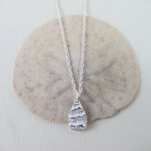 Load image into Gallery viewer, Port Renfrew coral imprinted necklace from Vancouver Island - Swallow Jewellery