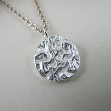 Load image into Gallery viewer, Seaweed imprinted long necklace from Dallas Road, Victoria - Swallow Jewellery