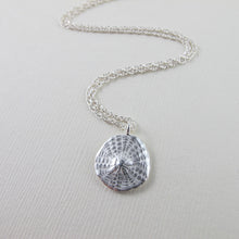 Load image into Gallery viewer, Sand dollar imprinted necklace from Parksville, Vancouver Island - Swallow Jewellery