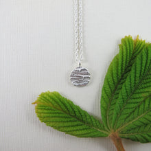 Load image into Gallery viewer, Arbutus bark imprinted necklace from Galiano Island, BC - Swallow Jewellery