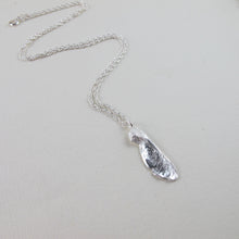 Load image into Gallery viewer, Small maple seed pod imprinted necklace from Victoria, BC - Swallow Jewellery