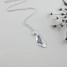 Load image into Gallery viewer, Small maple seed pod imprinted necklace from Victoria, BC - Swallow Jewellery