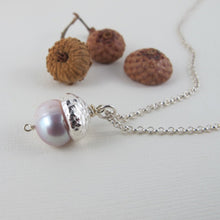 Load image into Gallery viewer, Acorn necklace from Victoria, BC - Swallow Jewellery