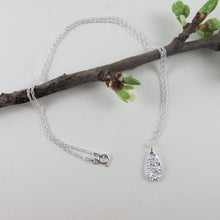 Load image into Gallery viewer, Barnacle imprinted necklace from Kin Beach, Vancouver Island - Swallow Jewellery