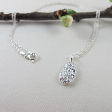 Load image into Gallery viewer, Barnacle imprinted necklace from Kin Beach, Vancouver Island - Swallow Jewellery