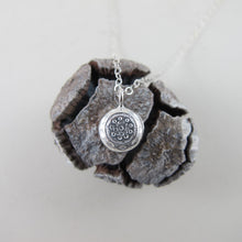 Load image into Gallery viewer, 1920's vintage button imprinted necklace - Swallow Jewellery