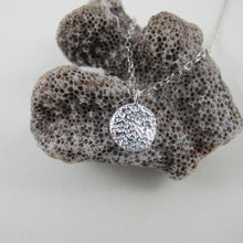 Load image into Gallery viewer, Coral imprinted short necklace from Tofino, Vancouver Island - Swallow Jewellery