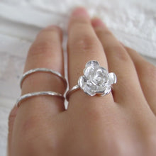 Load image into Gallery viewer, Succulent imprinted ring from Victoria, BC - Swallow Jewellery