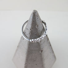 Load image into Gallery viewer, Salt Cedar flower imprinted ring from Victoria, BC - Swallow Jewellery