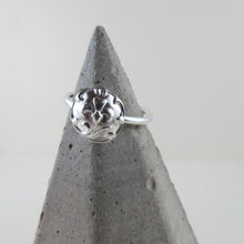 Load image into Gallery viewer, Vintage iris button imprinted ring - Swallow Jewellery