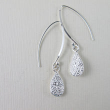 Load image into Gallery viewer, Coral imprinted dangle earrings from Tofino, Vancouver Island - Swallow Jewellery