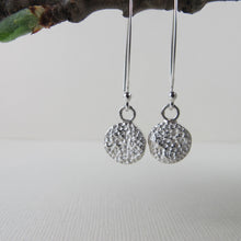 Load image into Gallery viewer, Coral imprinted dangle earrings from Tofino, Vancouver Island - Swallow Jewellery