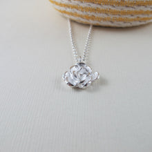Load image into Gallery viewer, Succulent imprinted long necklace from Victoria, BC - Swallow Jewellery