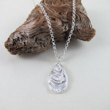 Load image into Gallery viewer, Driftwood imprinted long necklace from Mystic Beach, Vancouver Island - Swallow Jewellery