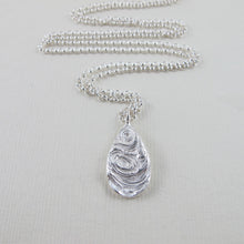 Load image into Gallery viewer, Driftwood imprinted long necklace from Mystic Beach, Vancouver Island - Swallow Jewellery
