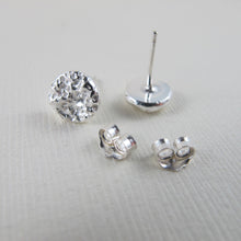 Load image into Gallery viewer, Whale bone imprinted earring studs from Victoria, BC - Swallow Jewellery