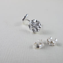 Load image into Gallery viewer, Seaweed imprinted earring studs from Dallas Road, Victoria - Swallow Jewellery