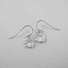 Load image into Gallery viewer, Poppy imprinted dangle earrings from Metchosin, Vancouver Island - Swallow Jewellery