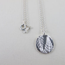 Load image into Gallery viewer, Rainforest fern long necklace from the Tonquin Trail in Tofino, BC - Swallow Jewellery