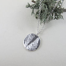 Load image into Gallery viewer, Rainforest fern long necklace from the Tonquin Trail in Tofino, BC - Swallow Jewellery