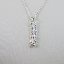 Load image into Gallery viewer, Salt Cedar flower imprinted necklace from Victoria, BC - Swallow Jewellery