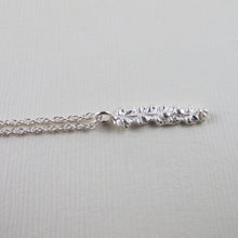 Load image into Gallery viewer, Salt Cedar flower imprinted necklace from Victoria, BC - Swallow Jewellery