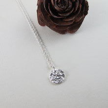 Load image into Gallery viewer, Seaweed imprinted short necklace from Dallas Road, Victoria - Swallow Jewellery