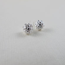 Load image into Gallery viewer, Blackberry imprinted earring studs from the Galloping Goose Trail - Swallow Jewellery