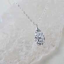Load image into Gallery viewer, Seaweed imprinted short necklace from Dallas Road, Victoria - Swallow Jewellery