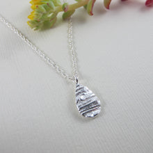 Load image into Gallery viewer, Arbutus bark imprinted necklace from Galiano Island, BC - Swallow Jewellery