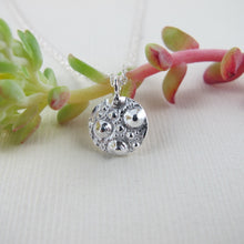 Load image into Gallery viewer, Sea urchin imprinted short necklace from McKenzie Beach, Tofino - Swallow Jewellery