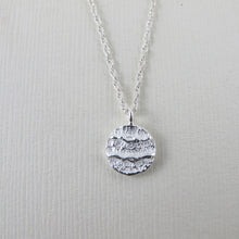 Load image into Gallery viewer, Port Renfrew coral imprinted necklace from Vancouver Island - Swallow Jewellery