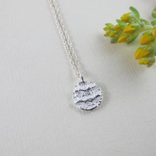 Load image into Gallery viewer, Port Renfrew coral imprinted necklace from Vancouver Island - Swallow Jewellery