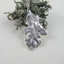 Load image into Gallery viewer, Oak leaf and acorn necklace from Victoria, BC - Swallow Jewellery