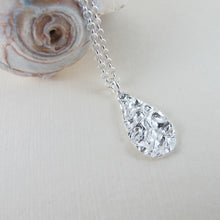 Load image into Gallery viewer, Seaweed imprinted long necklace from Dallas Road, Victoria - Swallow Jewellery