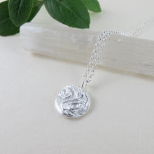 Load image into Gallery viewer, Driftwood imprinted long necklace from Mystic Beach, Vancouver Island - Swallow Jewellery