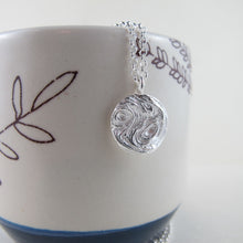 Load image into Gallery viewer, Driftwood imprinted long necklace from Mystic Beach, Vancouver Island - Swallow Jewellery