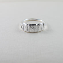Load image into Gallery viewer, Arbutus bark imprinted ring from Galiano Island - Swallow Jewellery