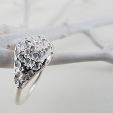 Load image into Gallery viewer, Whale bone imprinted ring from Victoria, BC - Swallow Jewellery