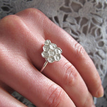 Load image into Gallery viewer, Honeycomb imprinted ring from Qualicum Falls, Vancouver Island - Swallow Jewellery