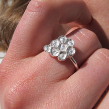 Load image into Gallery viewer, Honeycomb imprinted ring from Qualicum Falls, Vancouver Island - Swallow Jewellery