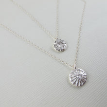 Load image into Gallery viewer, Poppy imprinted necklace from Metchosin, Vancouver Island - Swallow Jewellery