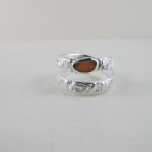 Load image into Gallery viewer, Semi-custom wrap ring with sea glass - Swallow Jewellery