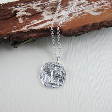 Load image into Gallery viewer, Cedar bark imprinted necklace from Malcom Island, BC - Swallow Jewellery